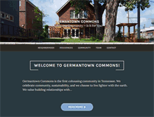 Tablet Screenshot of germantowncohousing.com